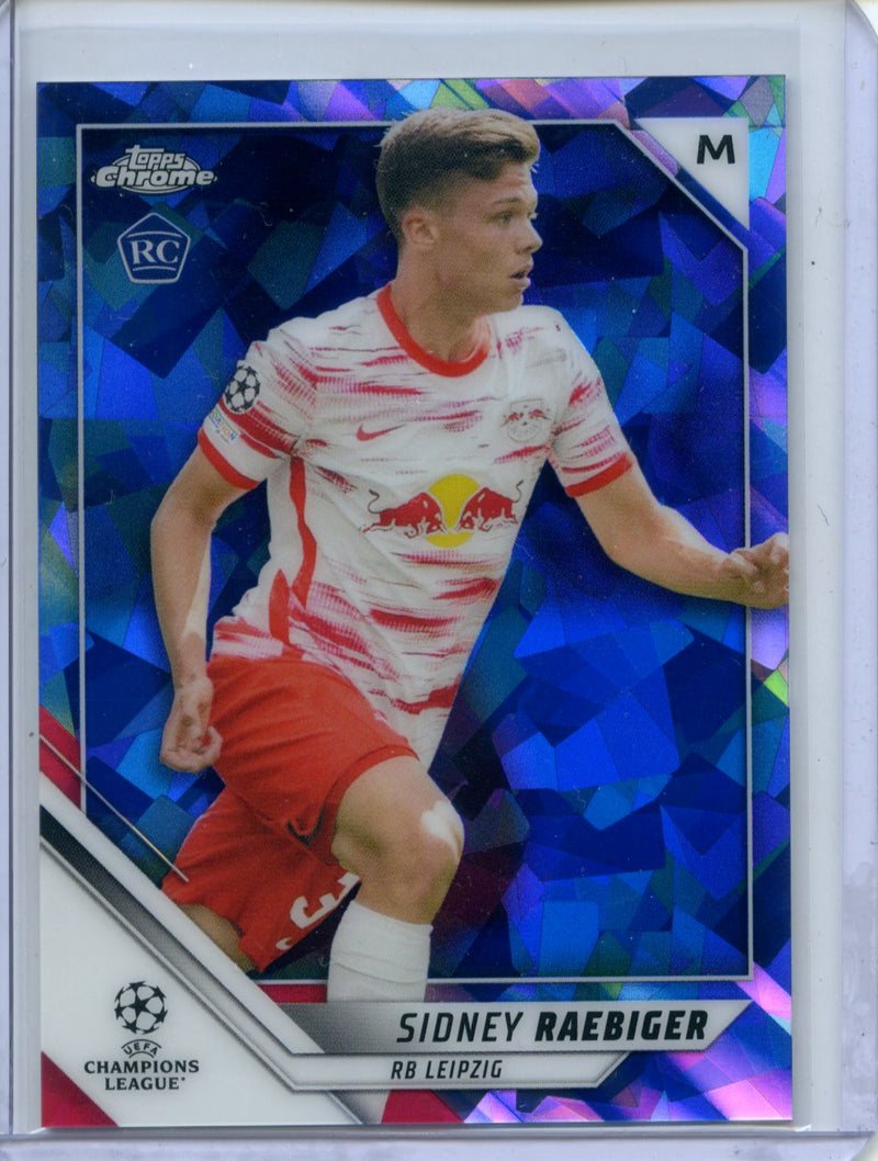 2021-22 Topps Chrome Sapphire UEFA Champions League Sidney Raebiger