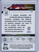 2024 Topps Chrome UEFA Euro Ilya Zabarnyi Aqua Refractor 47/199