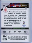 2024 Topps Chrome UEFA Euro Ferran Torres Green RayWave