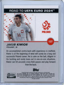 2023-24 Topps Pristine Road To Euro Jakub Kiwior