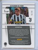 2025 Panini Prizm FIFA Club World Cup Alessandro Del Piero Flashback Autographs Silver 16/99