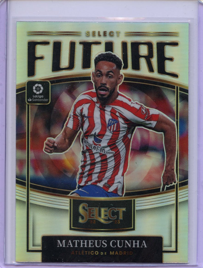 2022-23 Panini Select La Liga Matheus Cunha Select Future