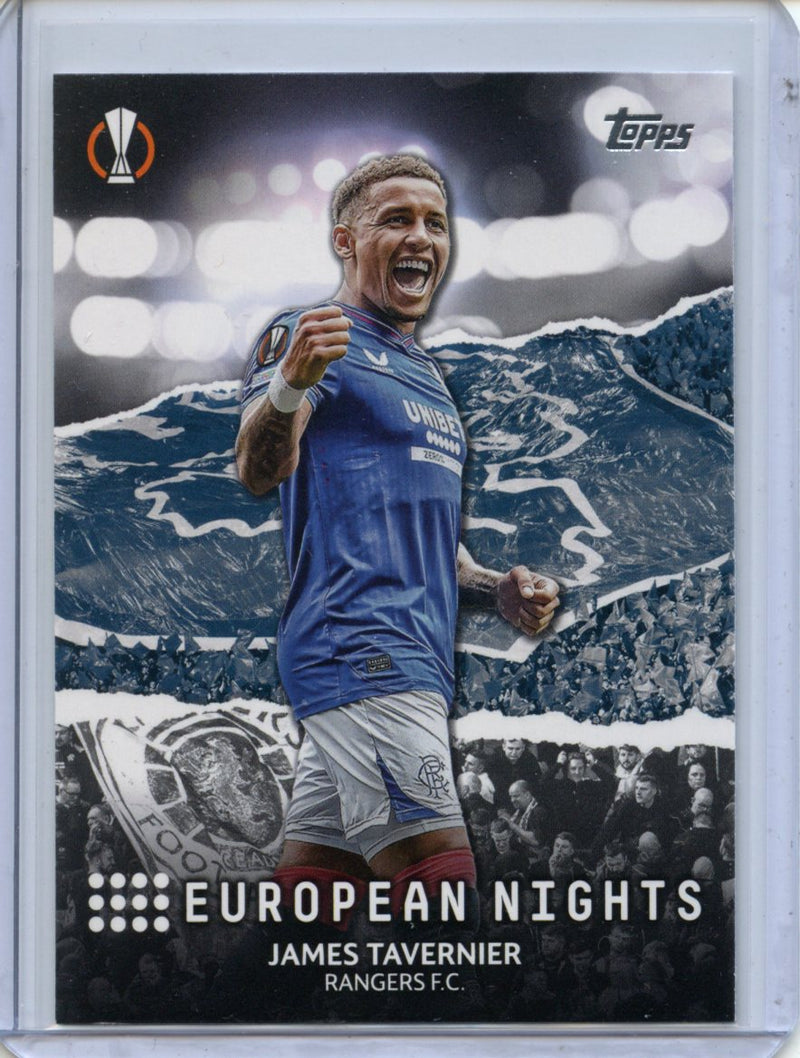 2023-24 Topps UEFA CC James Tavernier European Nights