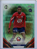 2023-24 Topps Chrome UEFA Alan Virginius Aqua Wave 55/199