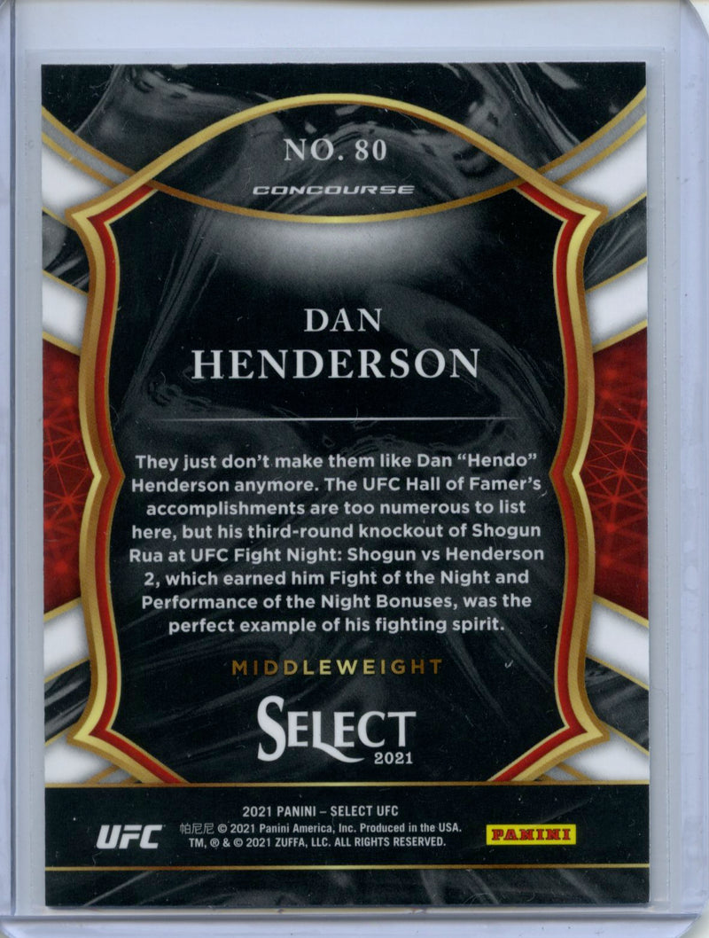 2021 Panini Select UFC Dan Henderson Concourse