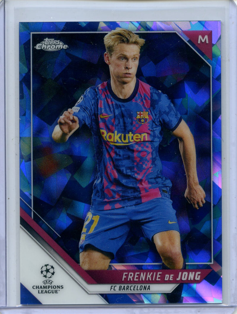 2021-22 Topps Chrome Sapphire UEFA Champions League Frenkie De Jong