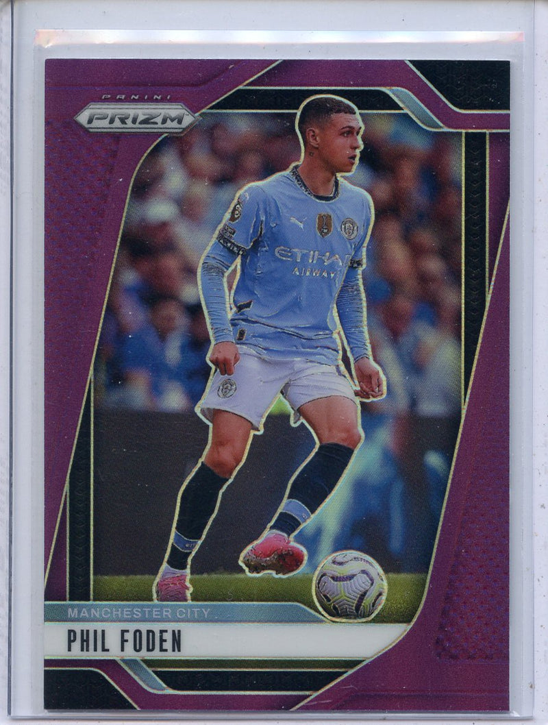 2024-25 Panini Prizm Premier League Phil Foden Purple