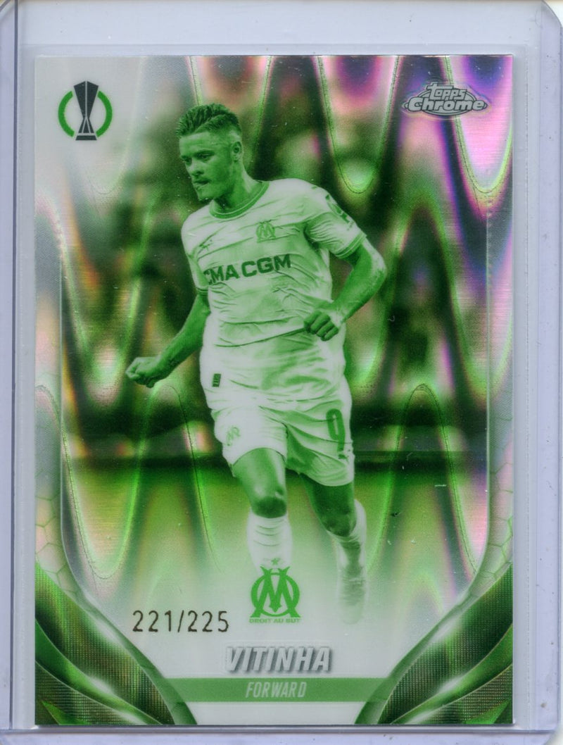 2023-24 Topps Chrome UEFA Vitinha Night Vision Ray Wave 221/225