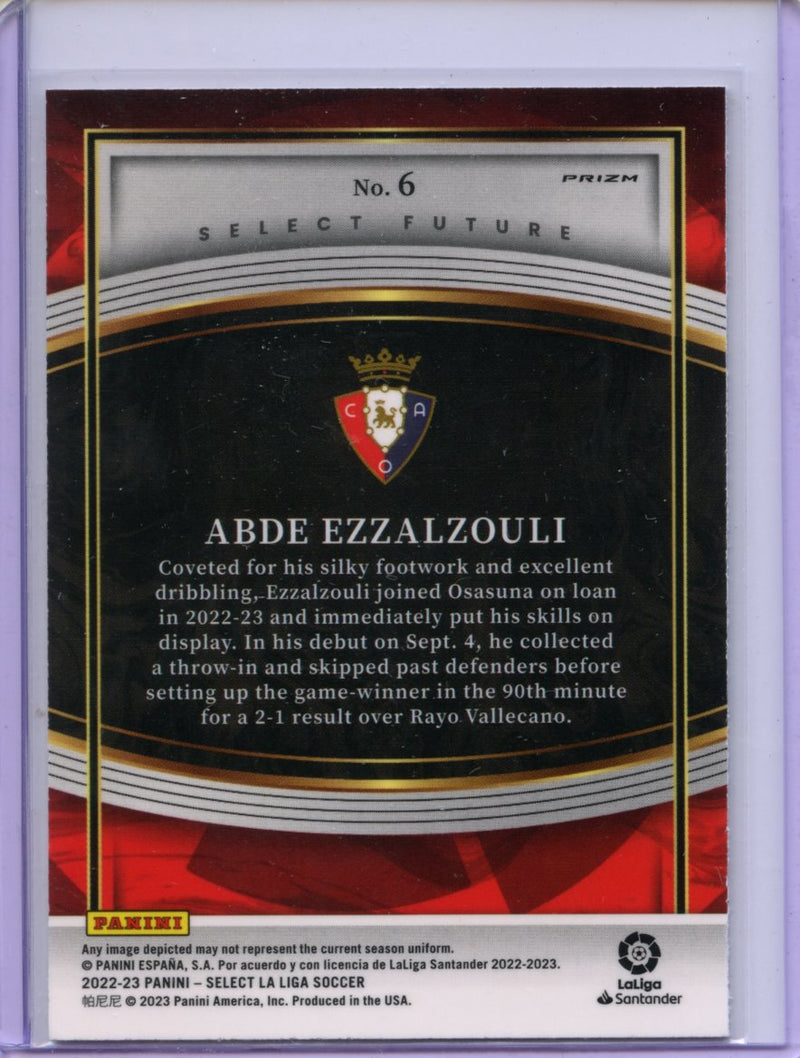 2022-23 Panini Select La Liga Abde Ezzalzouli Select Future