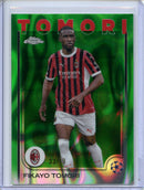 2024-25 Topps Chrome UEFA Club Comps Fikayo Tomori Green Lava 33/99