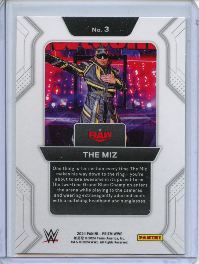 2024 Prizm WWE The Miz Prizmatic Entrances
