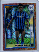 2022-23 Topps Merlin Chrome Abakar Sylla Rose Gold Shimmer 120/299