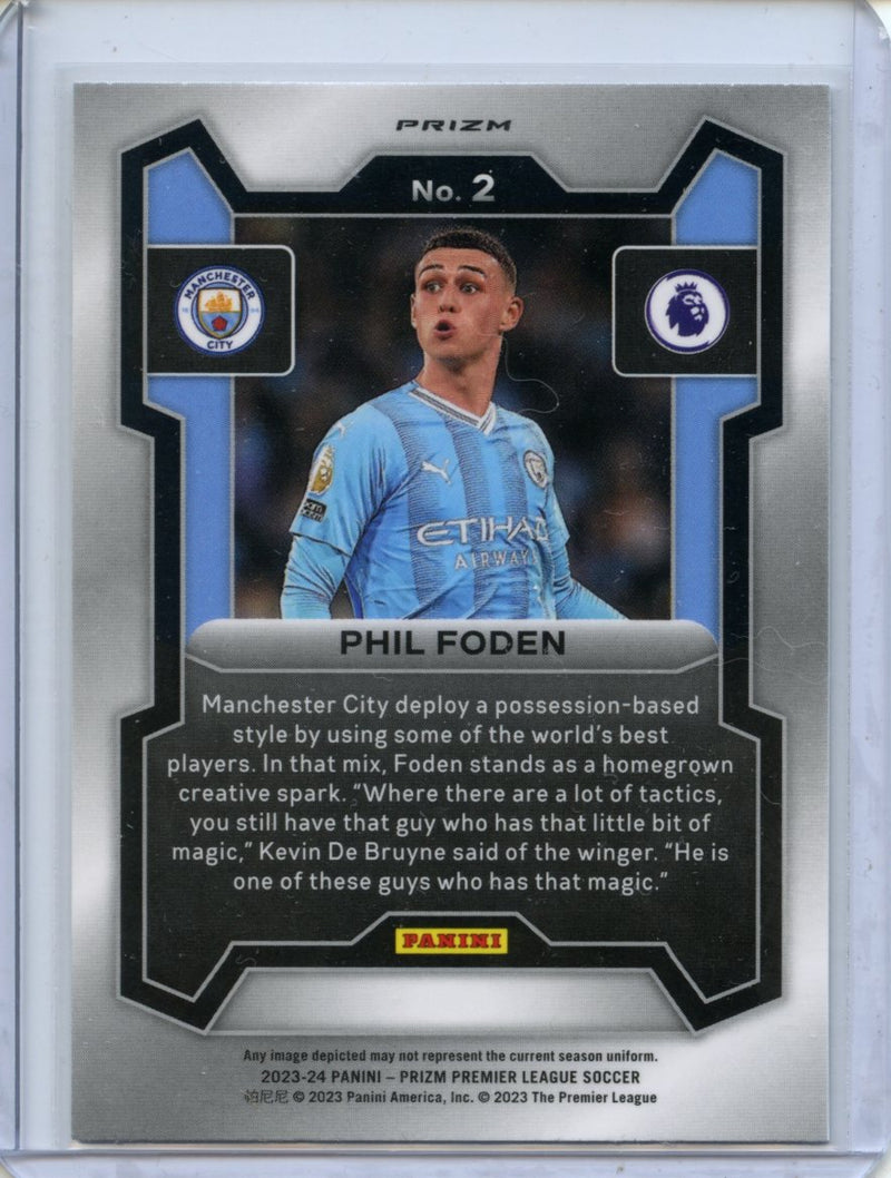 2023-24 Prizm Premier League Phil Foden Breakaway Prizm