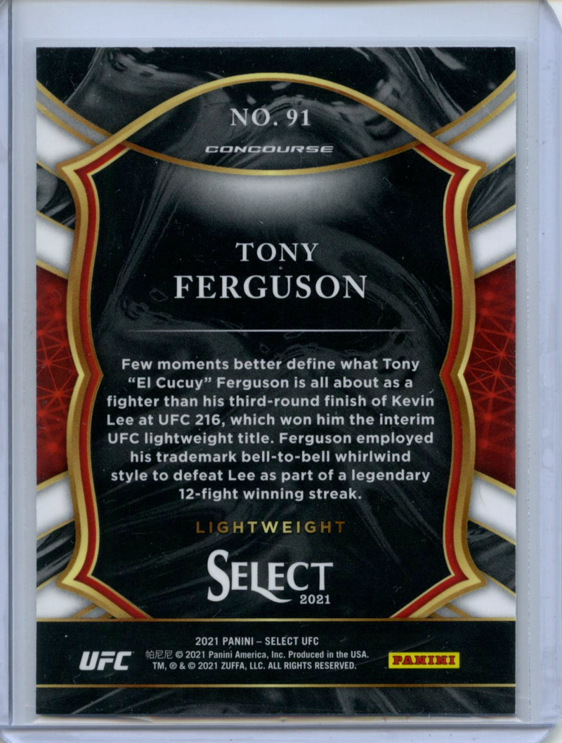 2021 Panini Select UFC Tony Ferguson Concourse