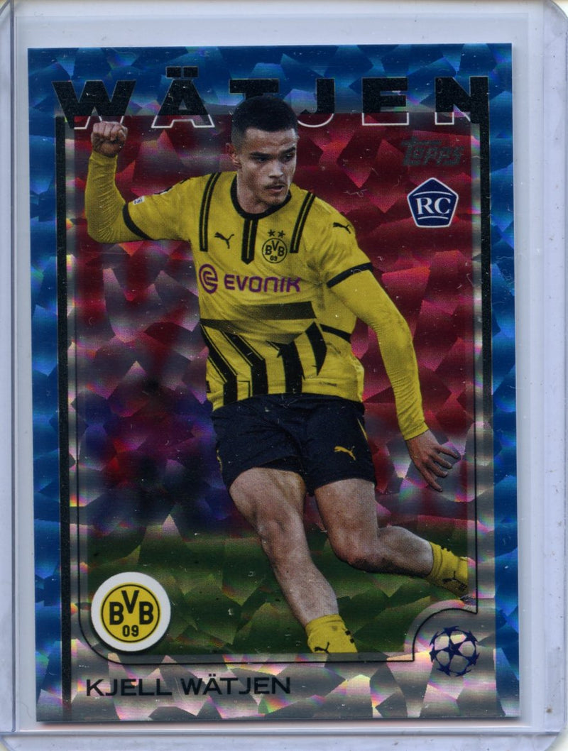 2024-25 Topps UEFA Club Competitions Kjell Watjen Icy Blue 31/75