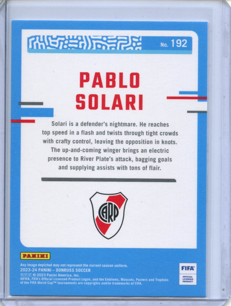 2023-24 Donruss FIFA Pablo Solari