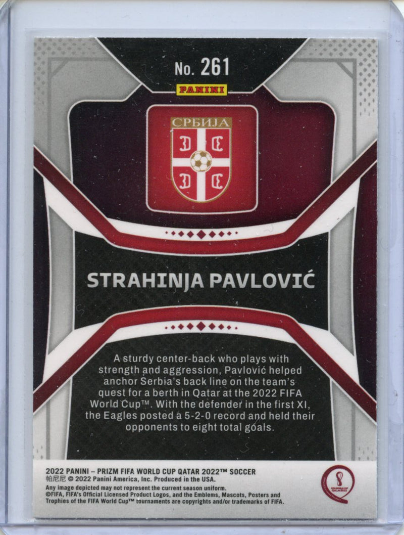 2022 Panini Prizm FIFA World Cup Qatar Strahinja Pavlovic