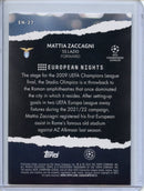2023-24 Topps UEFA CC Mattia Zaccagni European Nights