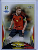 2024 Topps Chrome UEFA Euro Kevin De Bruyne Refractor