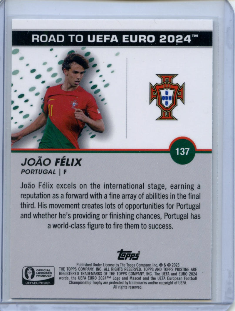 2023-24 Topps Pristine Road To Euro Joao Felix