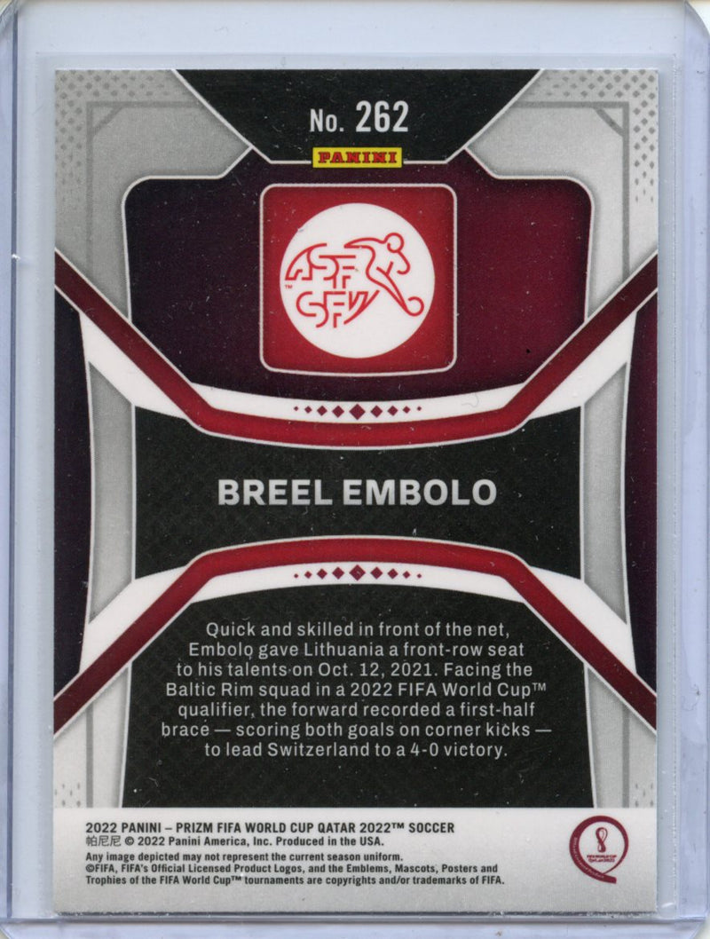 2022 Panini Prizm FIFA World Cup Qatar Breel Embolo