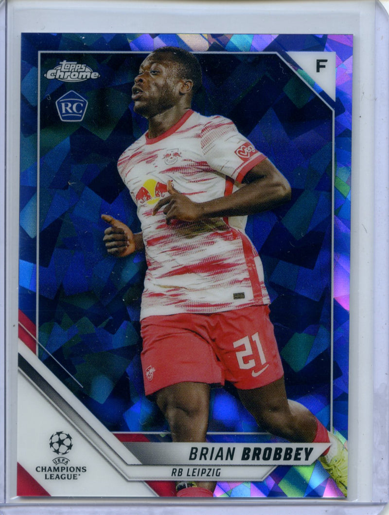 2021-22 Topps Chrome Sapphire UEFA Champions League Brian Brobbey