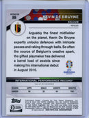 2024 Topps Chrome UEFA Euro Kevin De Bruyne Refractor