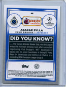 2022-23 Topps Merlin Chrome Abakar Sylla Neon Green Shimmer 145/350