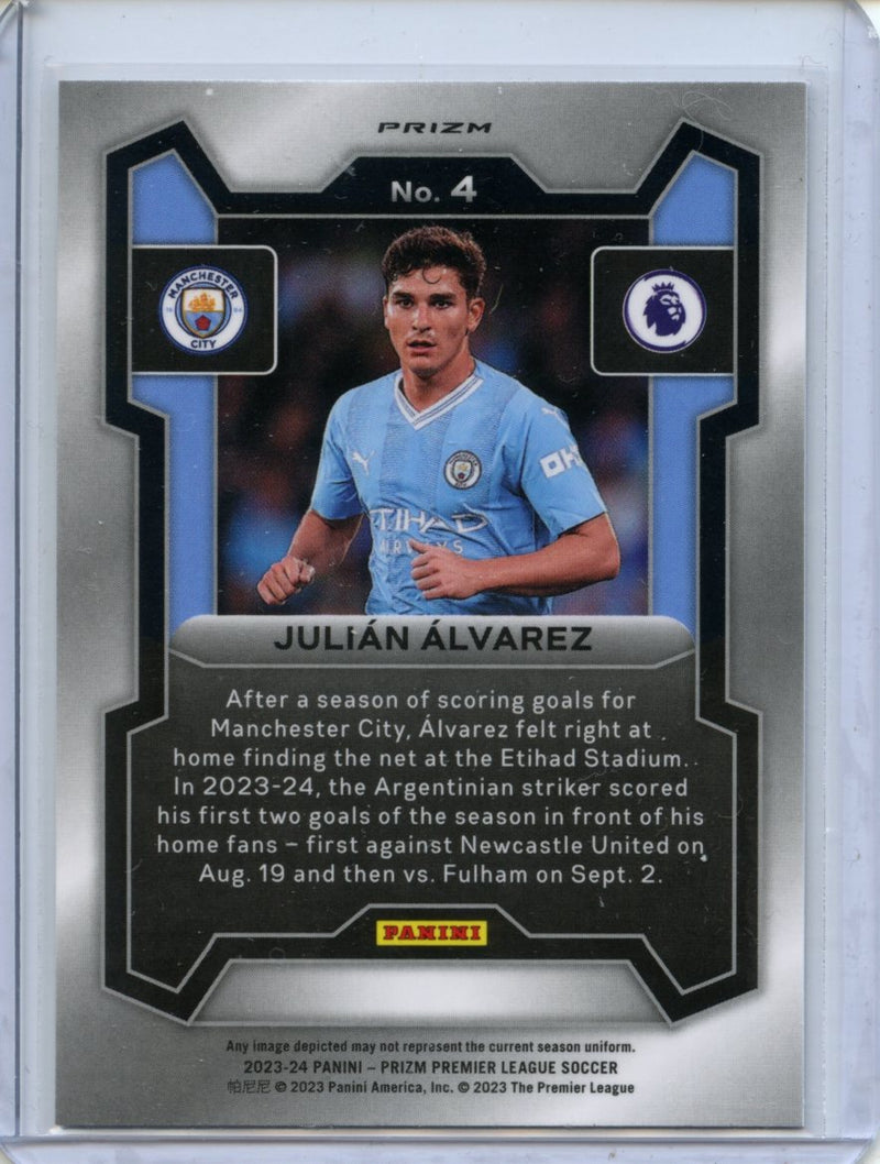 2023-24 Prizm Premier League Julian Alvarez Breakaway Prizm