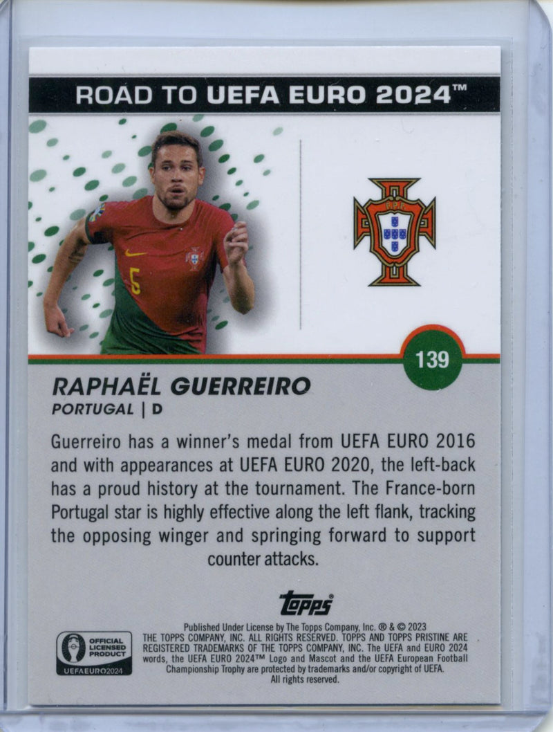 2023-24 Topps Pristine Road To Euro Raphael Guerreiro