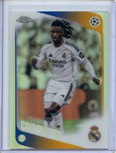 2025-26 Topps Chrome UEFA Club Comps Eduardo Camavinga Refractor