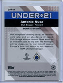 2022-23 Topps Merlin Chrome Antonio Nusa Under 21 Stars