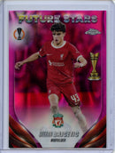 2023-24 Topps Chrome UEFA Stefan Bajectic Pink Lava