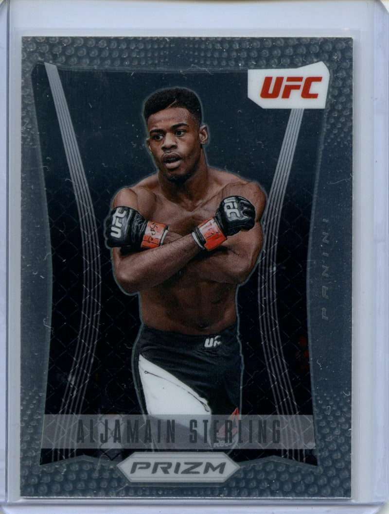 2022 Panini Prizm UFC Aljamain Sterling Prizm Flashback