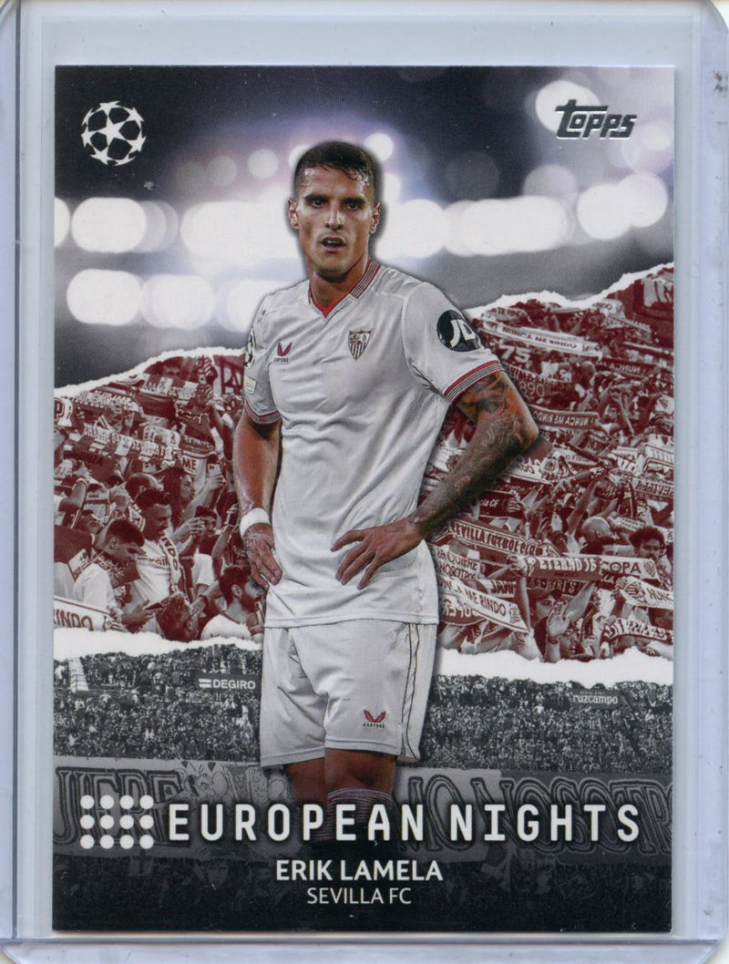 2023-24 Topps UEFA CC Erik Lamela European Nights