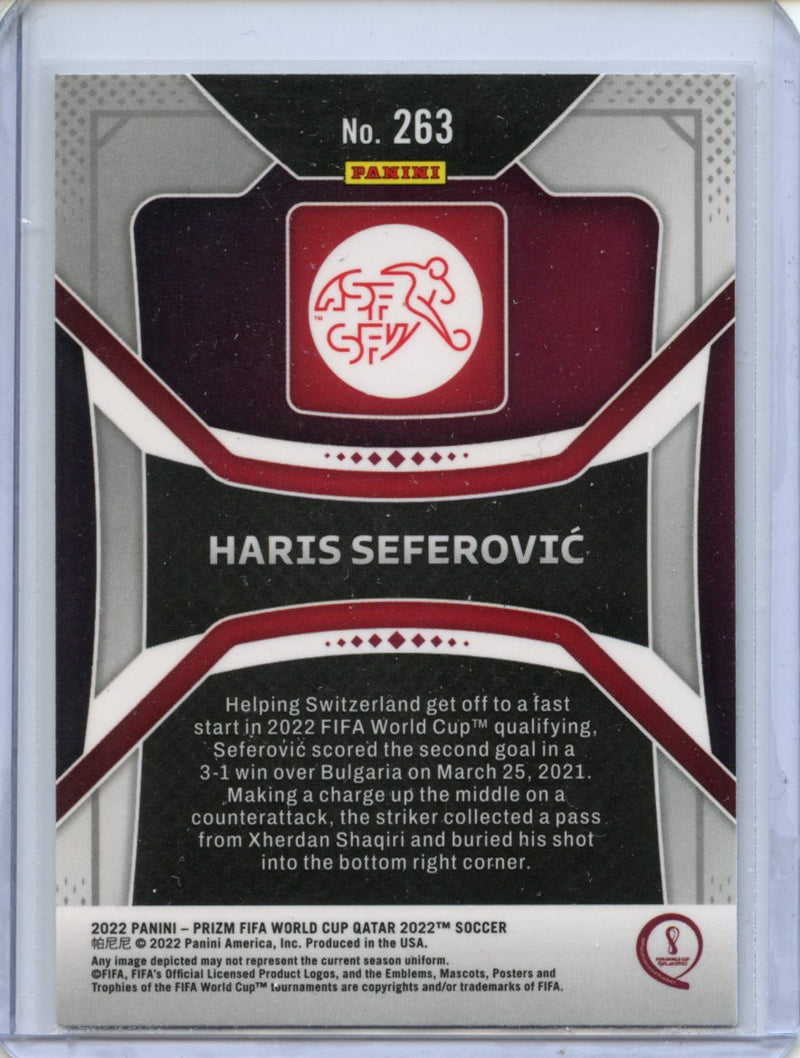 2022 Panini Prizm FIFA World Cup Qatar Haris Seferovic