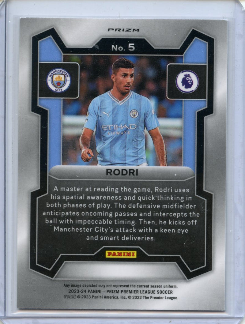 2023-24 Prizm Premier League Rodri Breakaway Prizm