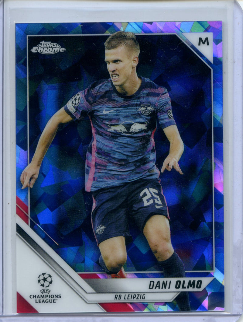 2021-22 Topps Chrome Sapphire UEFA Champions League Dani Olmo