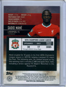 2020-21 Topps Stadium Club Chrome UEFA Champions League Sadio Mane