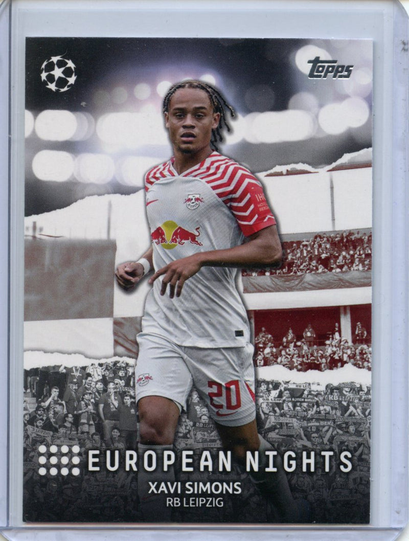 2023-24 Topps UEFA CC Xavi Simons European Nights