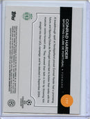 2024-25 Topps Chrome UEFA Club Comps Conrad Harder Neon Green RayWave 14/125