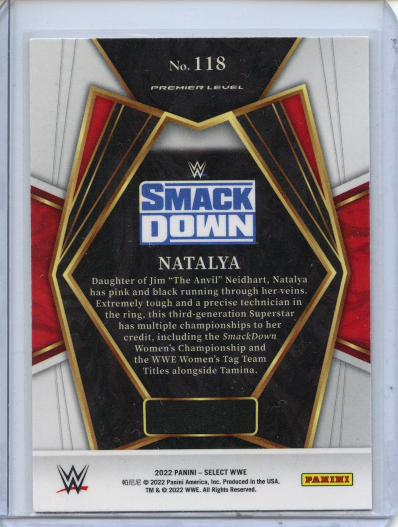 2022 Panini Select WWE Natalya Premier Level