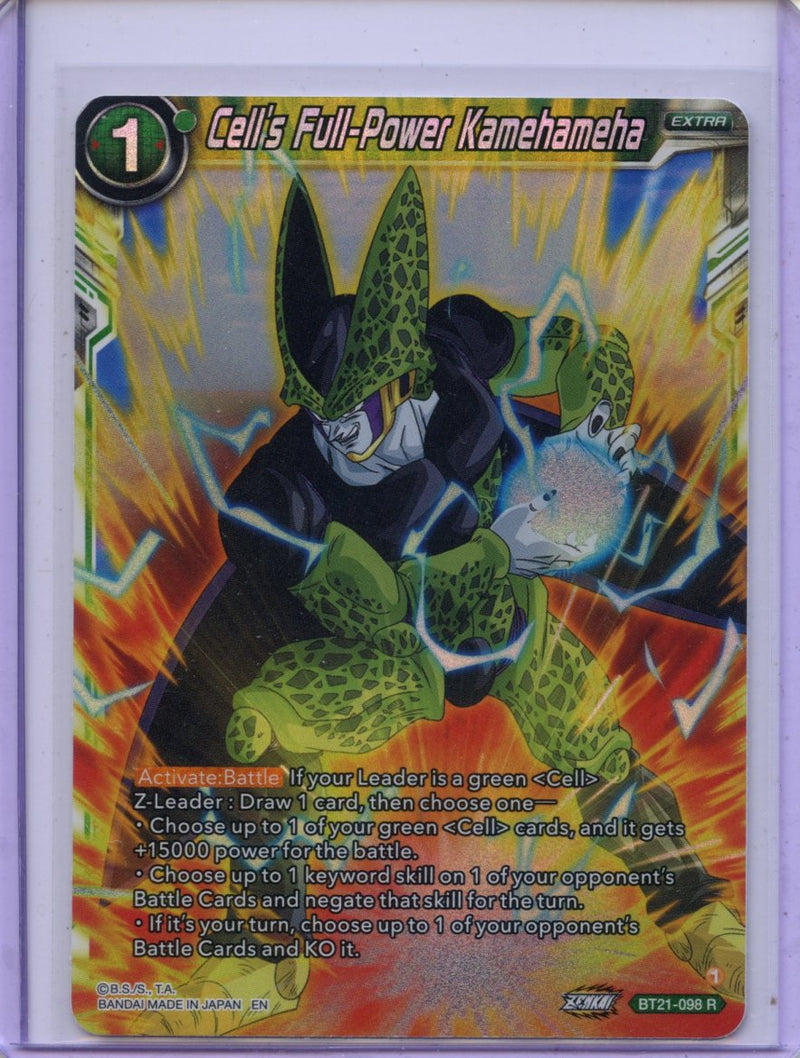 Cell’s Full-Power Kamehameha - Wild Resurgence BT21-098 R Foil