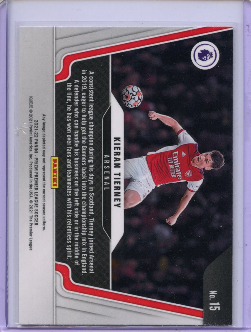 2021-22 Prizm Premier League Kieran Tierney Widescreen