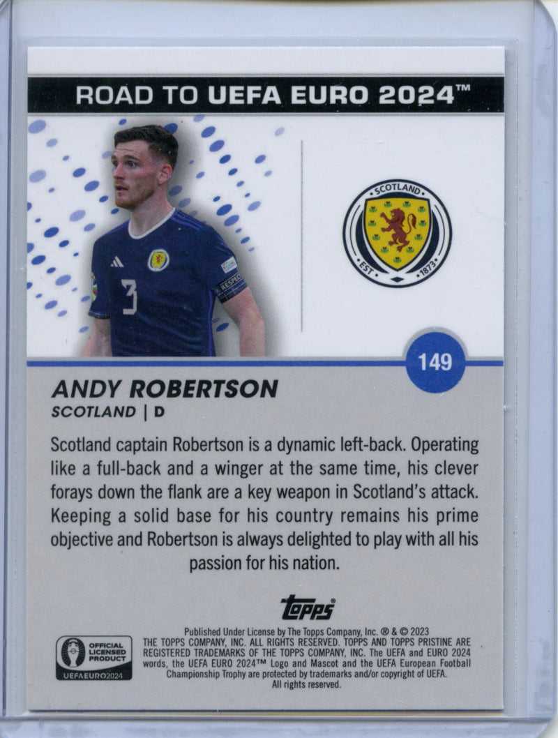 2023-24 Topps Pristine Road To Euro Andy Robertson