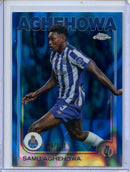 2024-25 Topps Chrome UEFA Club Comps Samu Aghehowa Blue Lava 20/150
