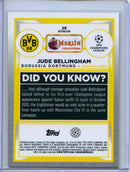 2022-23 Topps Merlin Chrome Jude Bellingham Refractor