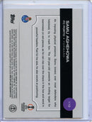 2024-25 Topps Chrome UEFA Club Comps Samu Aghehowa Blue Lava 20/150