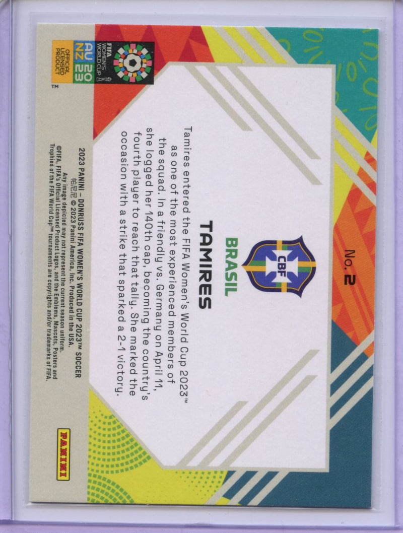 2023 Donruss FIFA Womens World Cup Tamires Field Vision