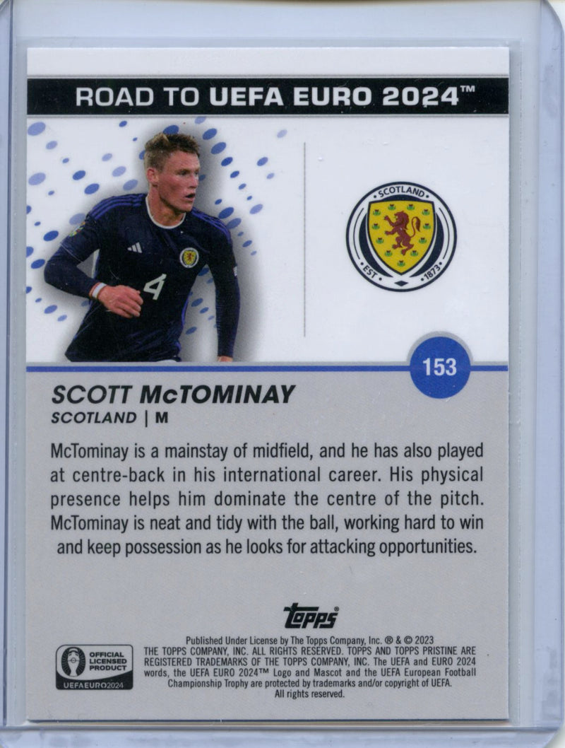 2023-24 Topps Pristine Road To Euro Scott Mctominay